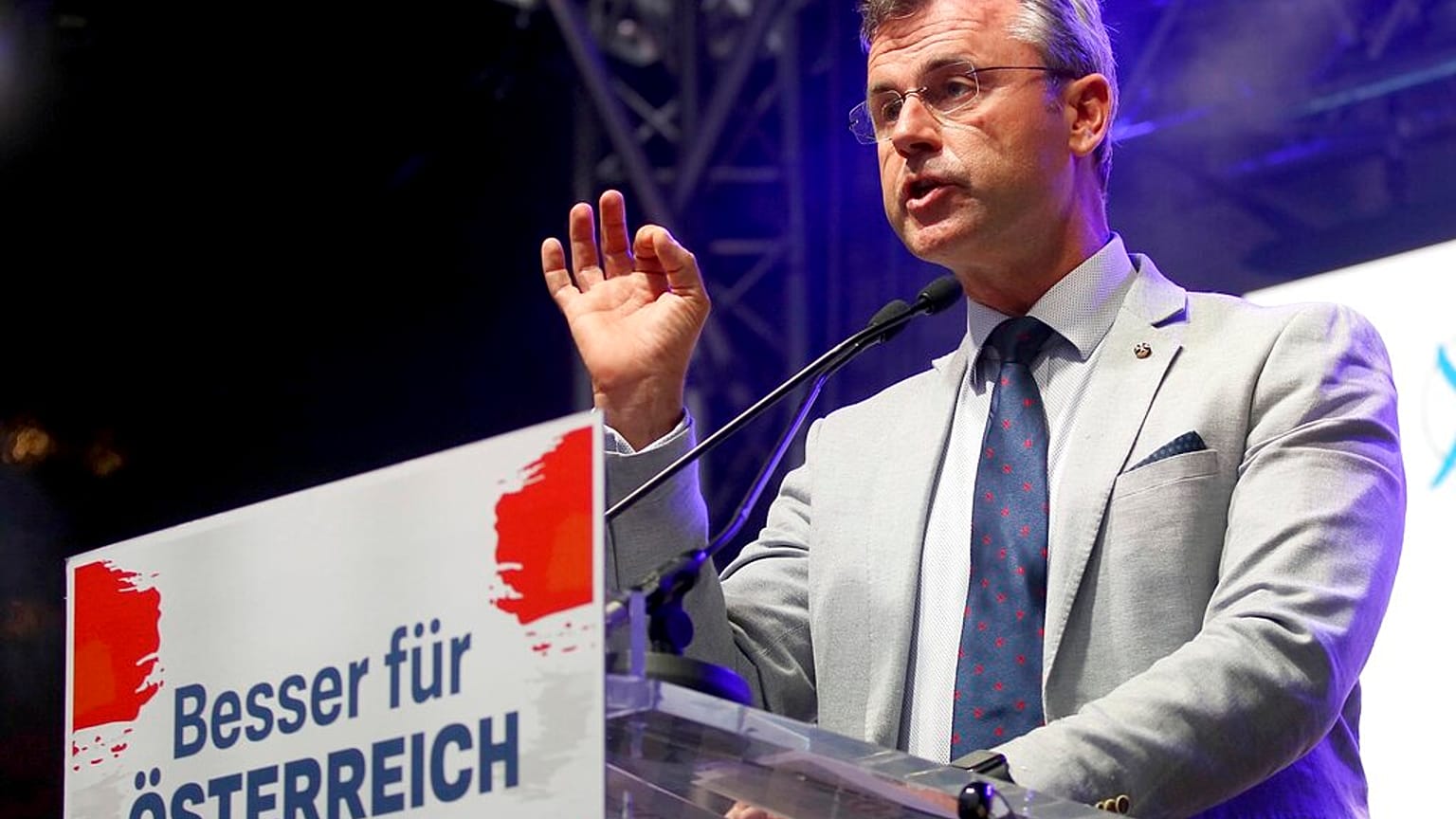 Norbert Hofer von der FPÖ - ARCHIV