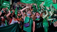 Activistas a favor del aborto