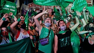 Activistas a favor del aborto
