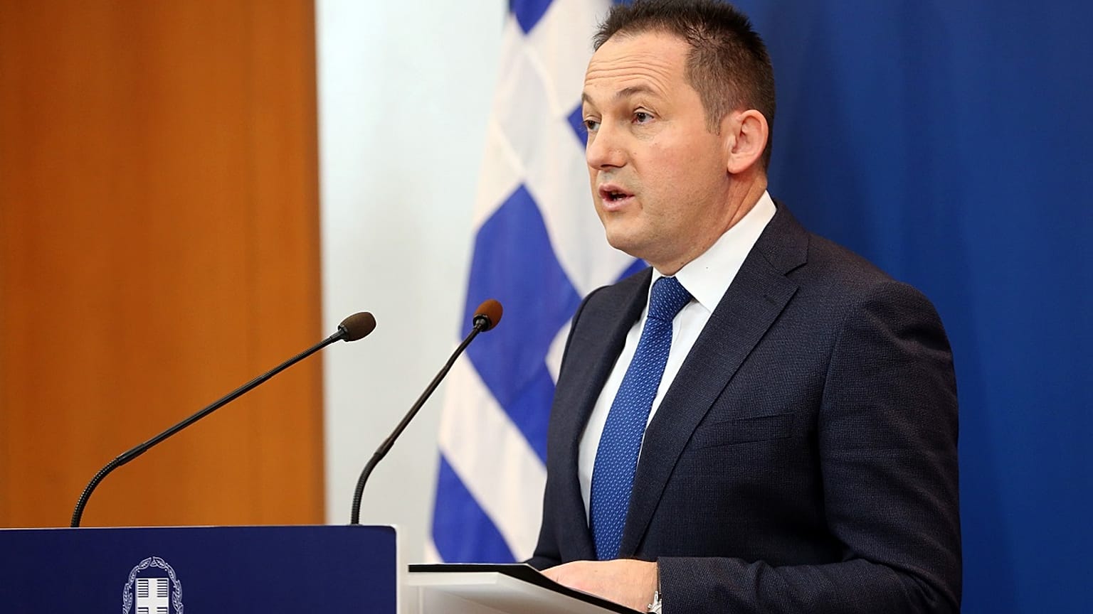 Ο κυβερνητικός εκπρόσωπος της Ελλάδας, Στέλιος Πέτσας