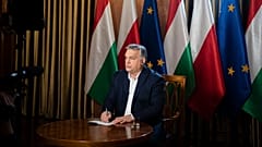 Orbán Viktor Varsóban 2020. december 8-án
