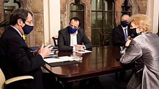 Φωτό αρχείου από προηγούμενη επίσκεψη της κ. Λουτ στην Κύπρο