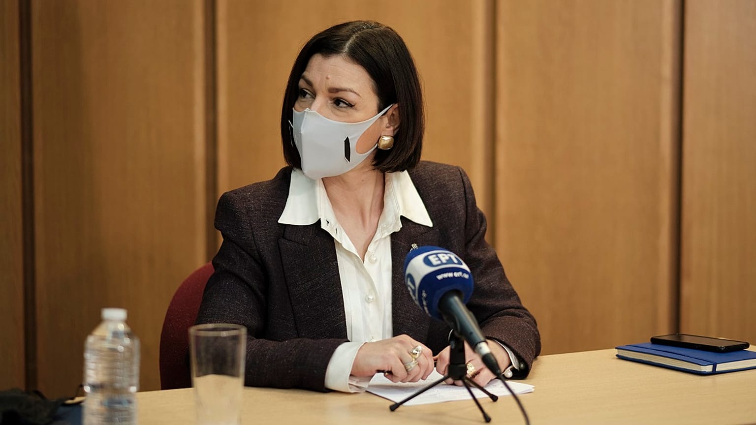 Η Αρ. Πελώνη, αναπληρώτρια κυβερνητική εκπρόσωπος της Ελλάδας