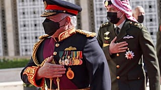 ملك الأردن عبد الله الثاني يصل مقر البرلمان لإلقاء خطاب. 2020/12/10