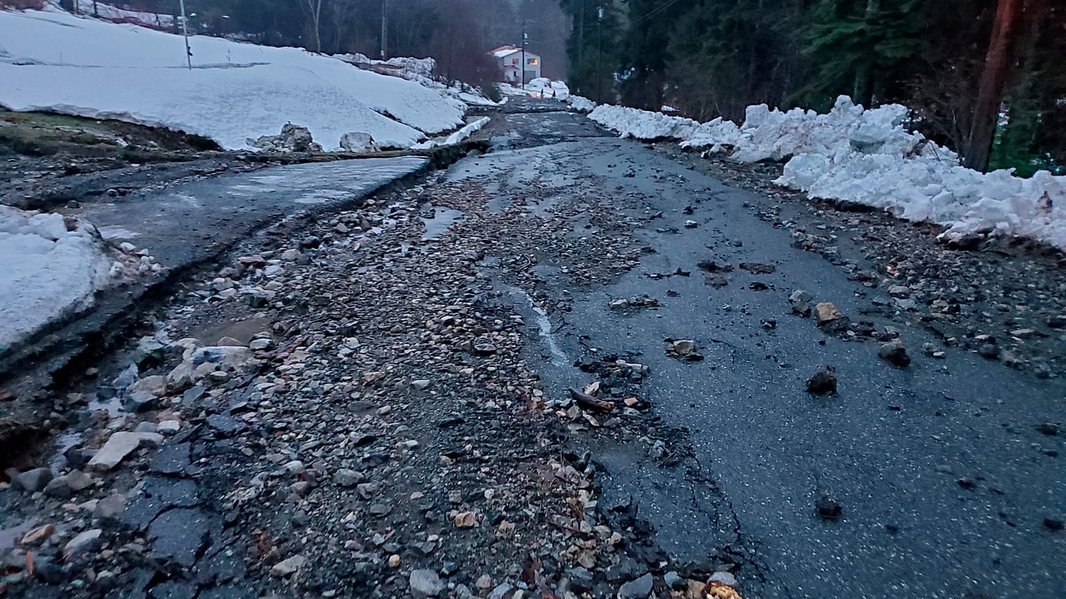 Desastre en un pueblo de noruega por un corrimiento de tierra