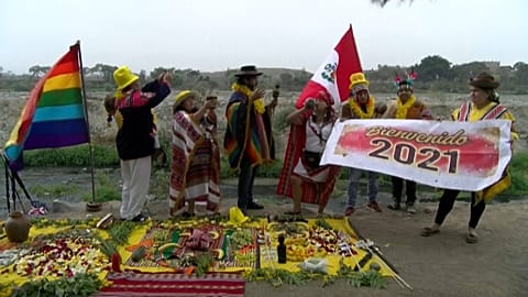 Schamane in Peru