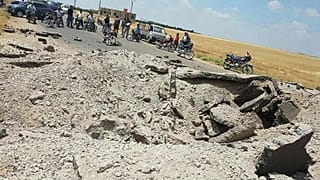Suriye'de bir otobüse bombalı saldırı (arşiv)