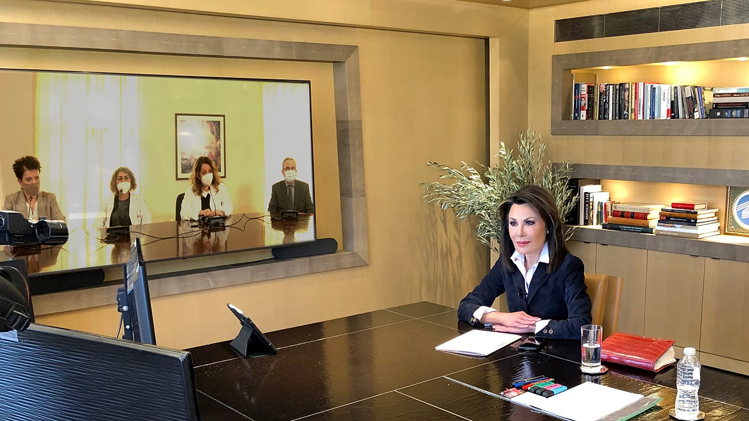 Η Πρόεδρος της Επιτροπής «Ελλάδα 2021» Γιάννα Αγγελοπούλου-Δασκαλάκη