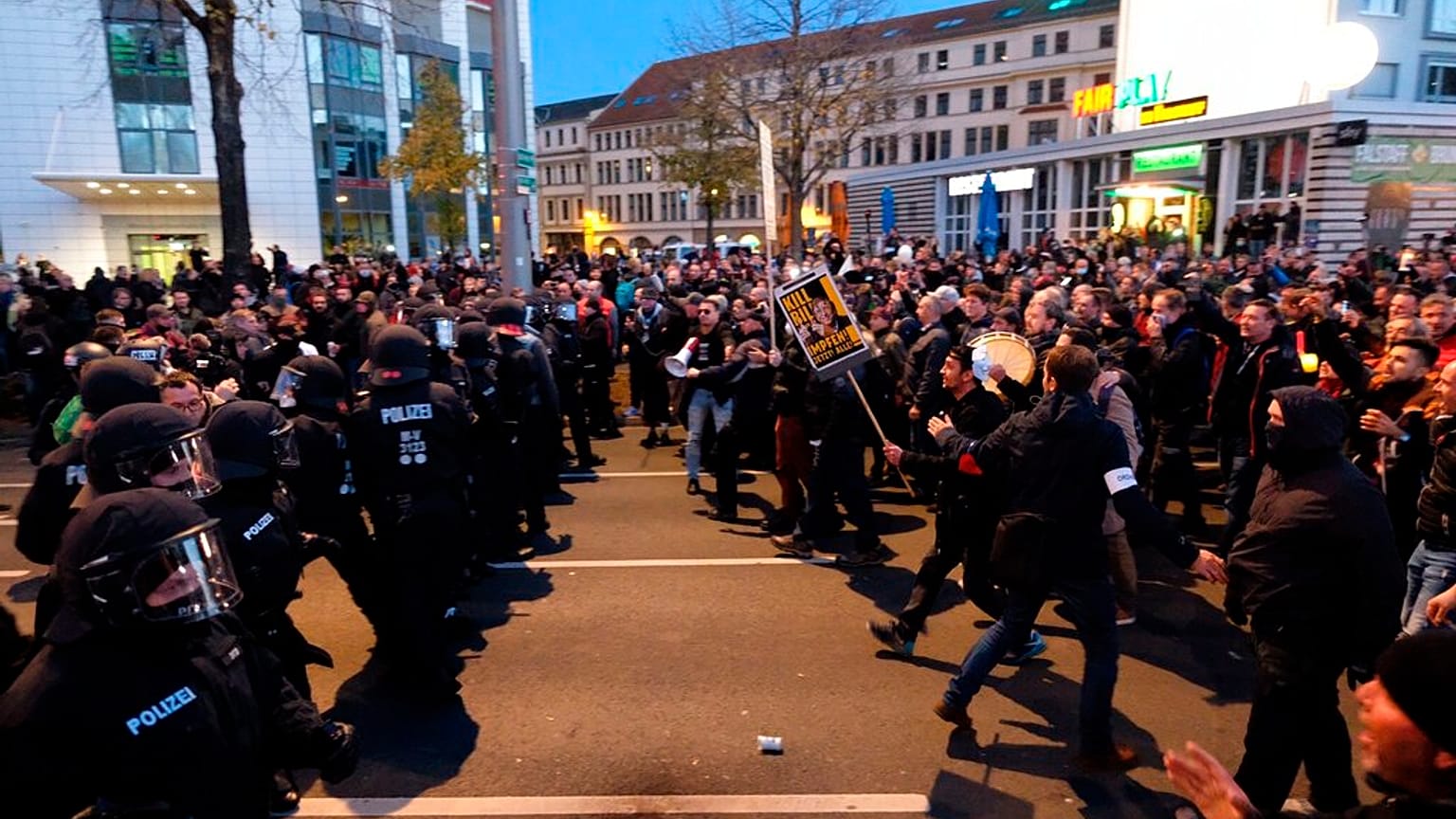 Corona-Proteste in Stuttgart im November 2020