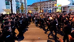 Corona-Proteste in Stuttgart im November 2020