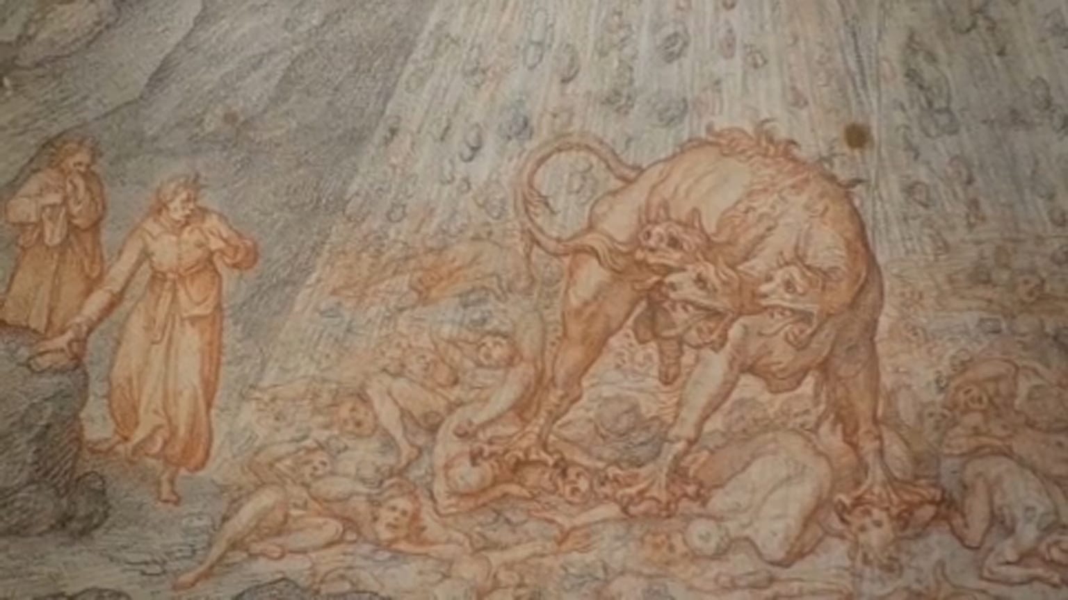 Illustration of “Divine Comedy” by artist Federico Zuccari 