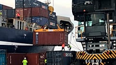 Контейнерный терминал в Сомали