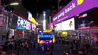 New York: Times Square ball drop and countdown to New Year