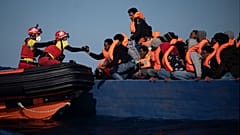 Rescate de migrantes del Open Arms el pasado 2 de enero