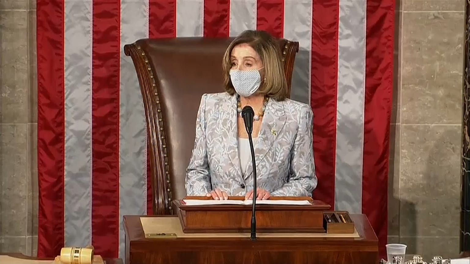 Nancy Pelosi, presidenta de la Cámara de Representantes de EE.UU.