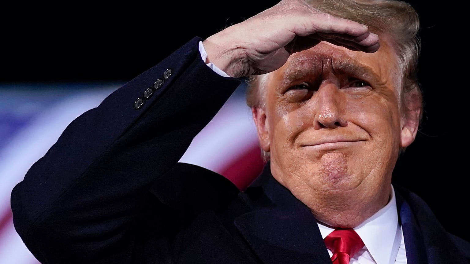 Donald Trump au dernier meeting de soutien aux deux candidats républicains du sénat américain, Dalton, 4 janvier 2021