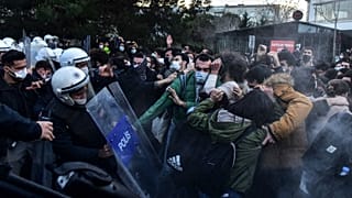 اعتراض دانشجویان در ترکیه