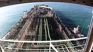 Basra Körfezi'nde İran'ın el koyduğu Güney Kore bandıralı petrol tankeri