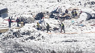 Rescue teams will continue to search through the rubble in the village of Ask.