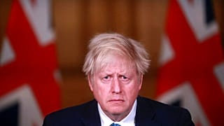 Britain's Prime Minister Boris Johnson speaks during a news conference in response to the ongoing situation with the coronavirus (COVID-19) pandemic