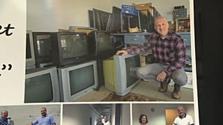 Der Fernseh-Recycler Attila Ellenbacher