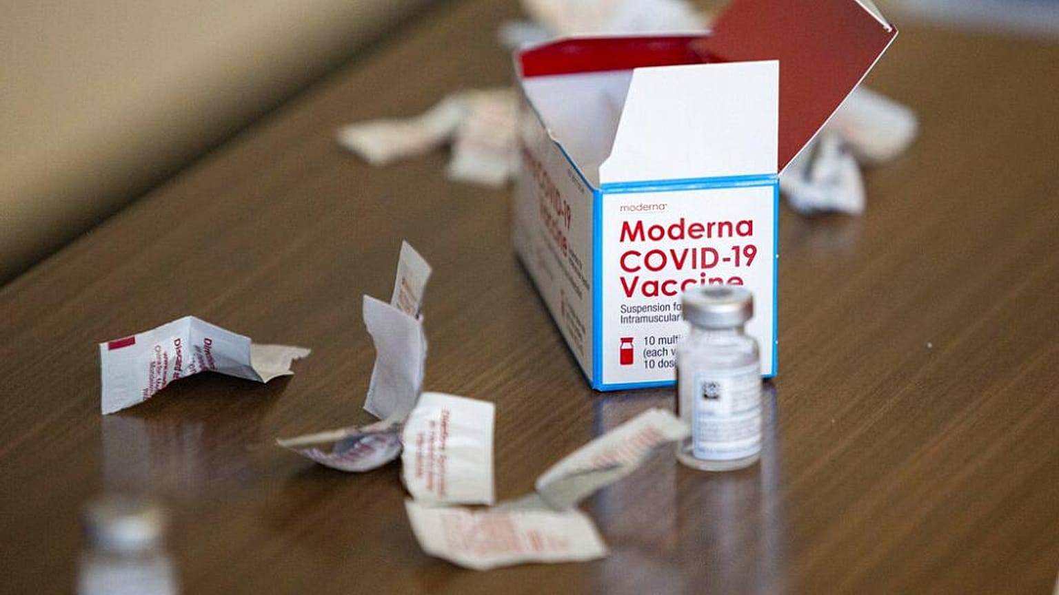 Der Moderna-Impfstoff wird in den USA bereits in der Praxis geimpft