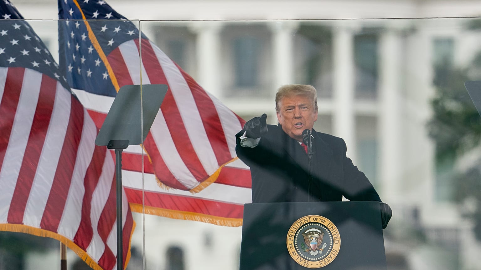 Donald Trump en un mitín ante sus seguidores este miércoles