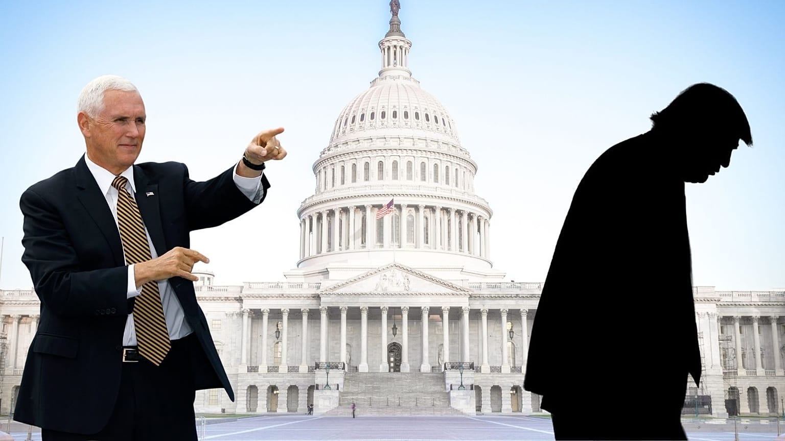 مایک پنس و دونالد ترامپ