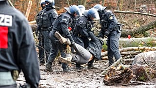 Polizeieinsatz im Dannenröder Forst - am 7.12.2020