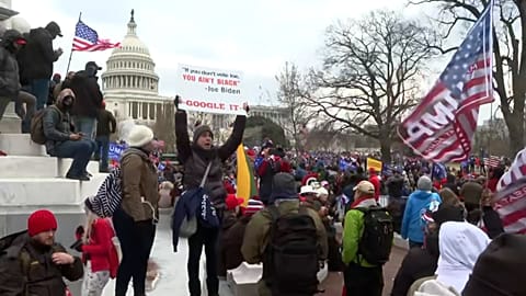Capitol on lockdown as thousands protest election