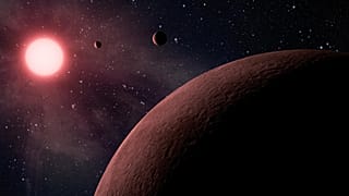 	تُظهر هذه الصورة بعض الكواكب المكتشفة الجديدة 10 منها قريبة من الأرض.  