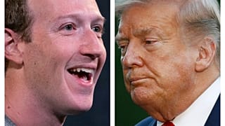 Марк Цукерберг и Дональд Трамп