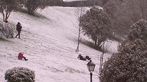 Madrid und weite Teile von Spanien versinken im Schnee