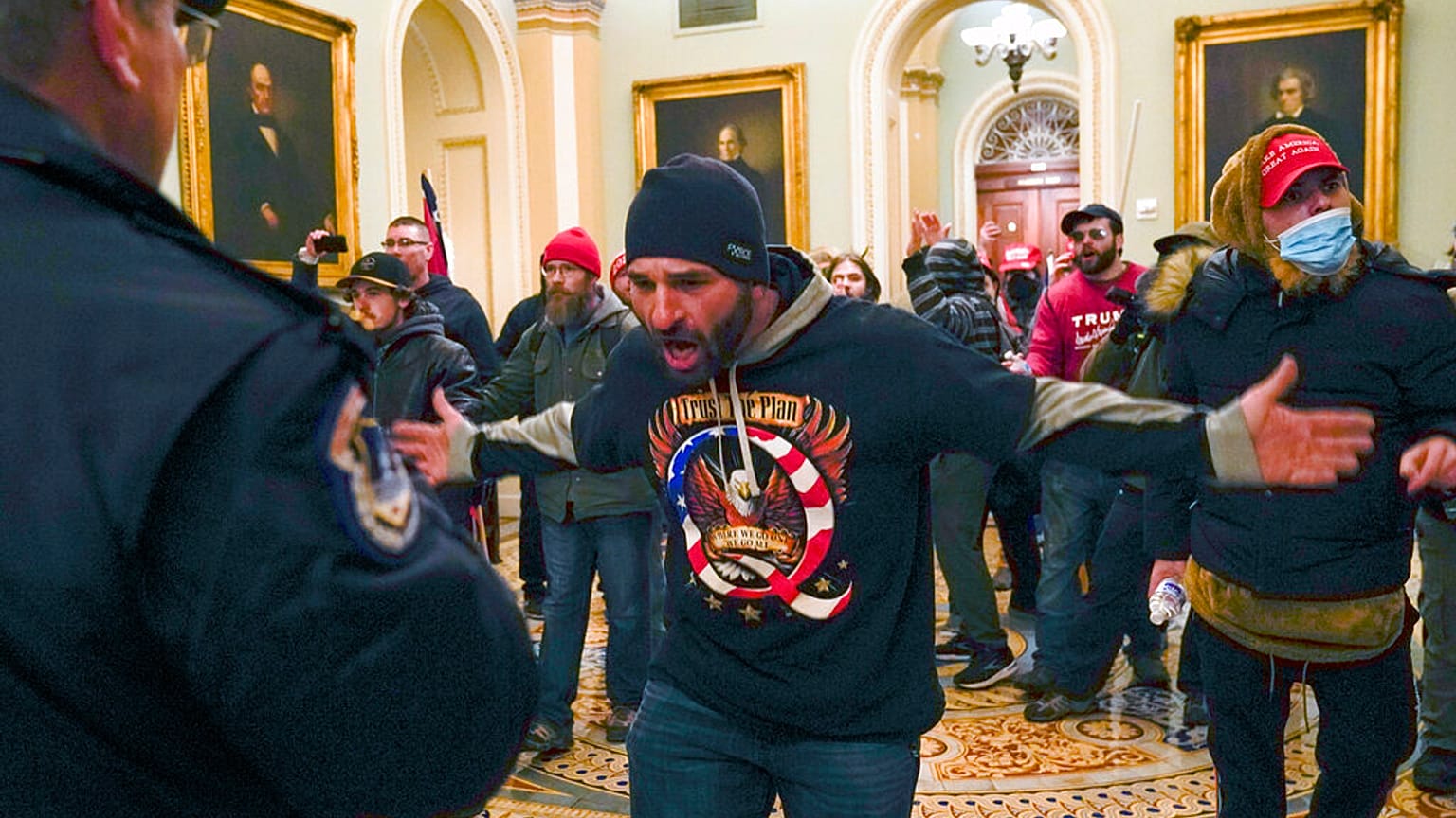 Trump-Anhänger im Kapitol in Washington