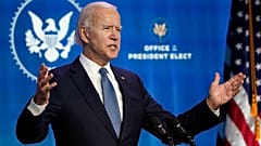 Der gewählte US-Präsident Joe Biden in Washington.