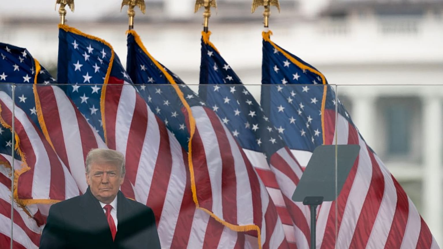 Donald Trump se dirige a sus seguidores en Washington (06/01)