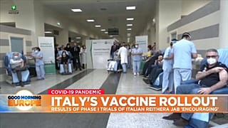 Italians getting first dose of vaccine