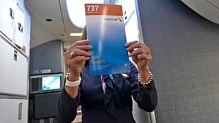 An Bord einer 737 Max am Dallas Fort Worth Airport (02/12.2020)