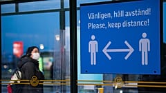 Hiweisschild in der U-Bahn