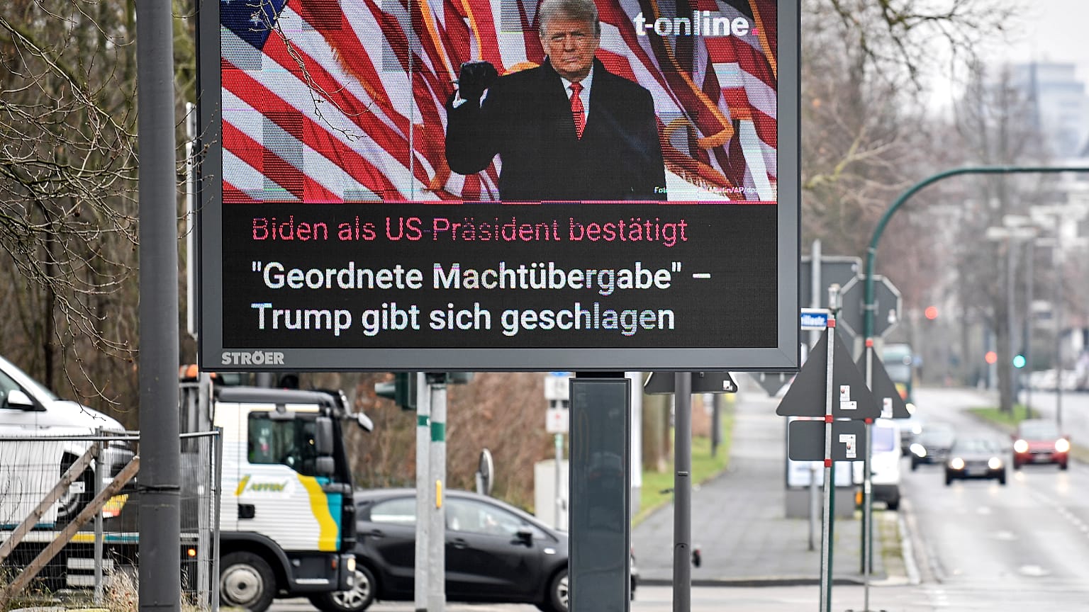Nacrichtentafel in Essen