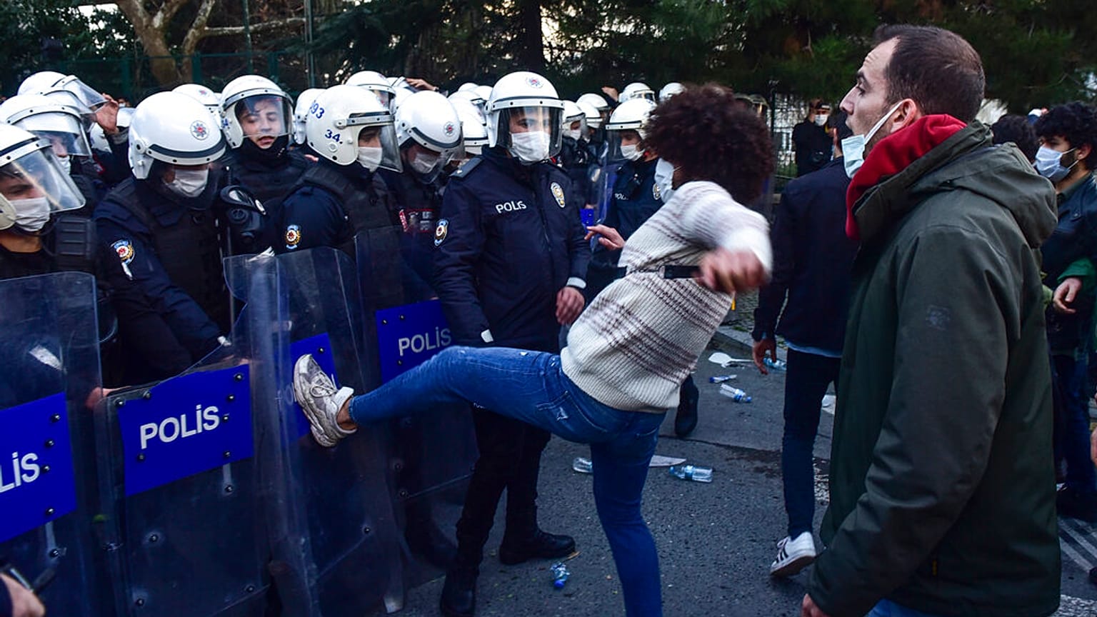 Turkey University Protest