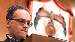 German Minister of Foreign Affairs Heiko Maas in Amman, Jordan, Jan. 6, 2021