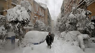 برف سنگین در مادرید