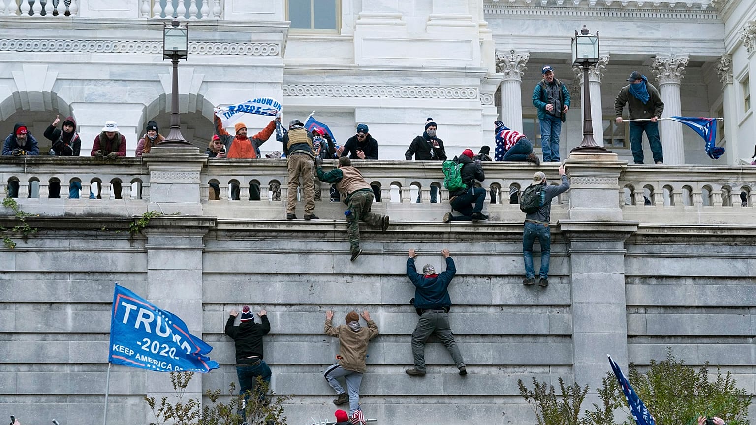 Φωτογραφία από την εισβολή στο Καπιτώλιο