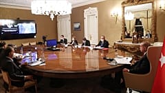 دیدار مجازی رجب طیب اردوغان، رئیس‌جمهور ترکیه و اورزولا فن در لاین، رئیس کمیسیون اتحادیه اروپا