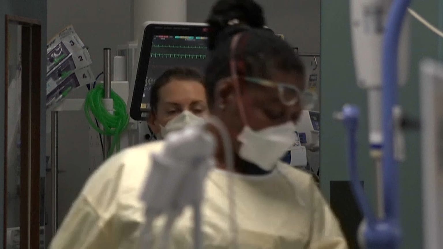 There are worries about overloading intensive care wards in British hospitals