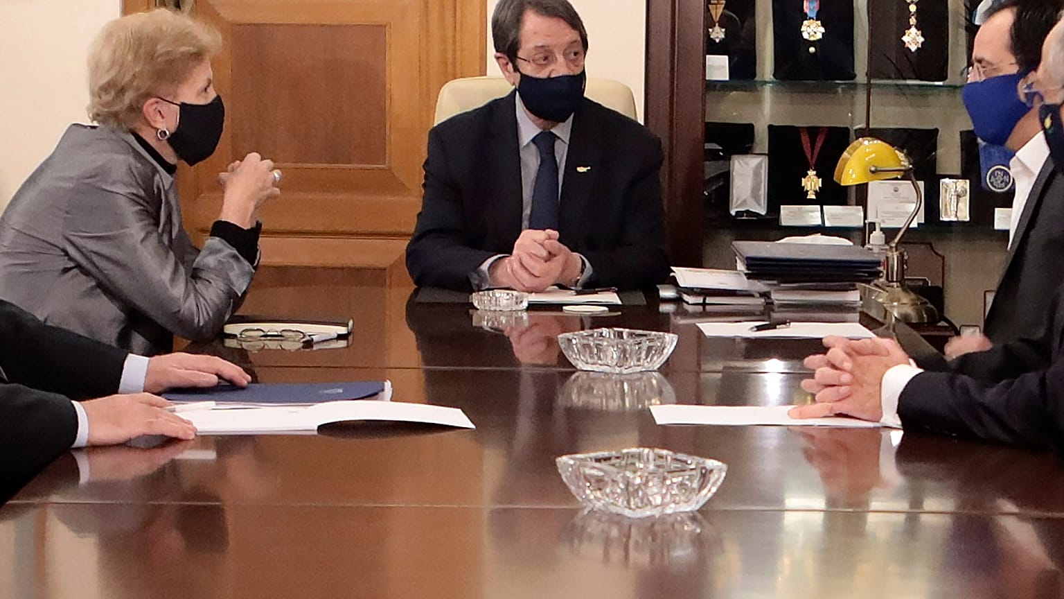 Φωτό αρχείου - Προηγούμενη συνάντηση Λουτ με Νίκο Αναστασιάδη