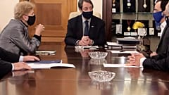 Φωτό αρχείου - Προηγούμενη συνάντηση Λουτ με Νίκο Αναστασιάδη