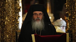ο Αρχιγραμματέας της Ιεράς Συνόδου της Εκκλησίας της Κύπρου, Αρχιμανδρίτης Γρηγόριος Μουσουρούλης.