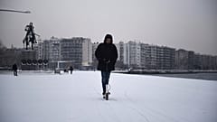 Greece file photo snow